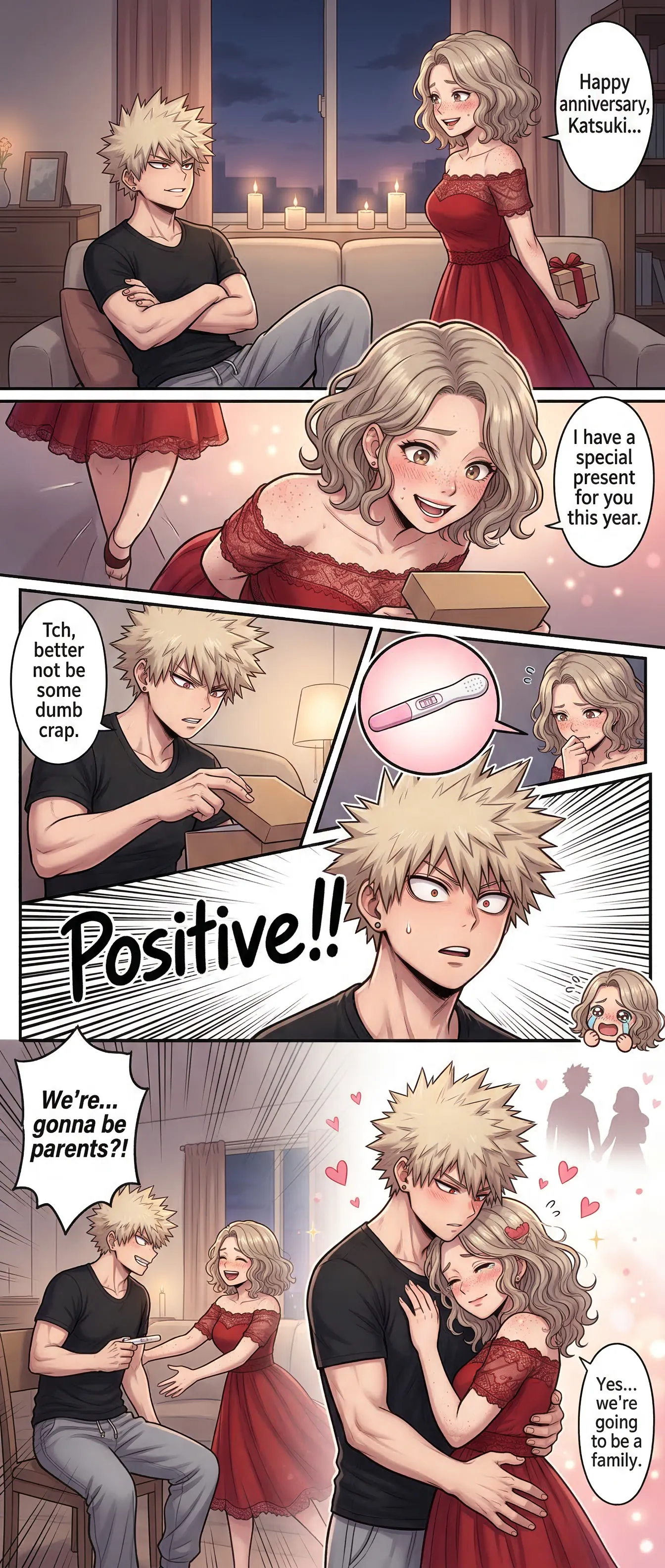 His Anniversary Gift? It's Positive!-1