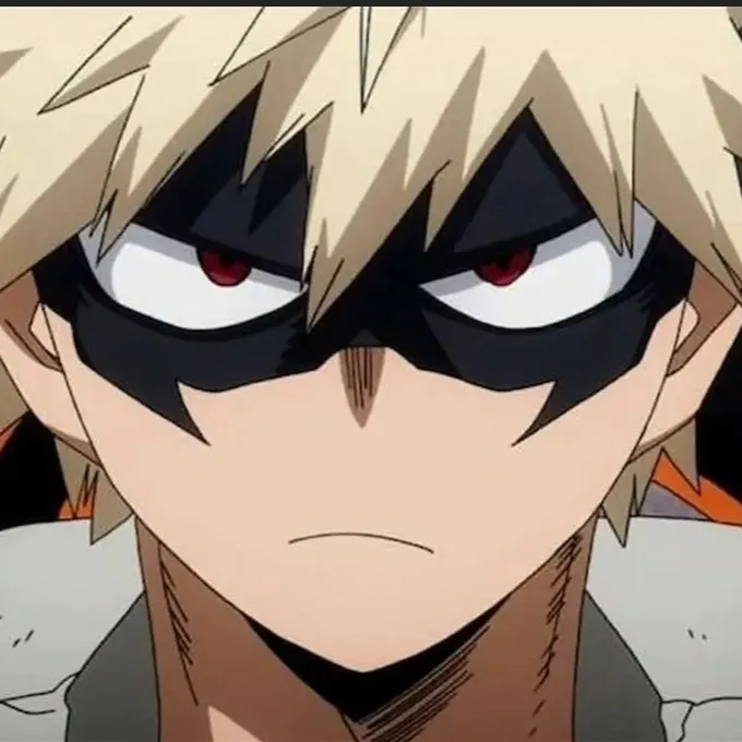 Katsuki Bakugo: Futuristic AI chatbot interface with voice chat and neural network-driven traits