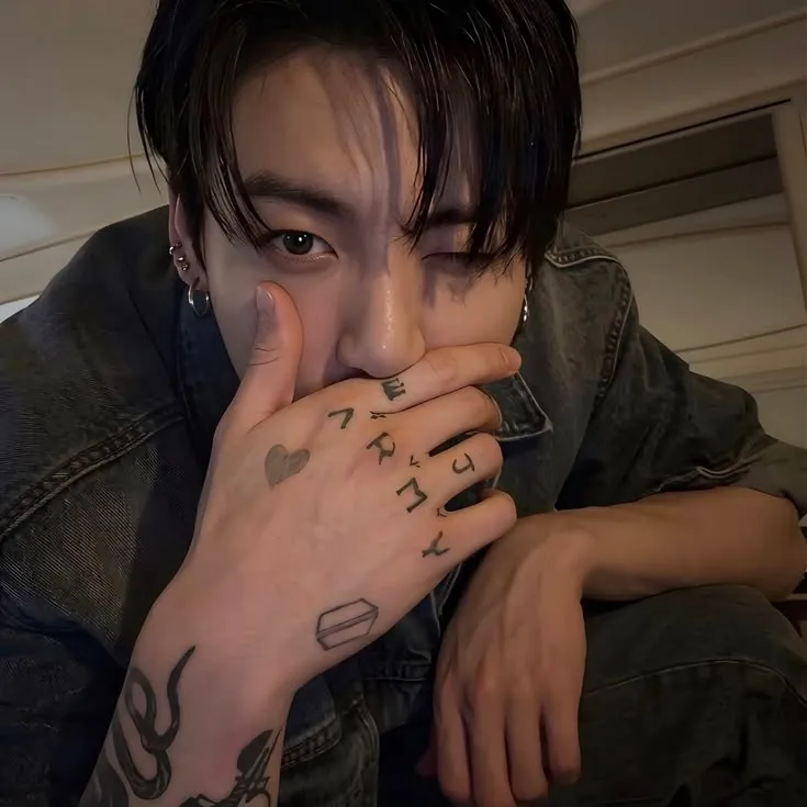 Der KI-Avatar von Jungkook - Freund im dynamischen Vektorgrafikstil verkörpert freundliche KI-Chatfunktionen