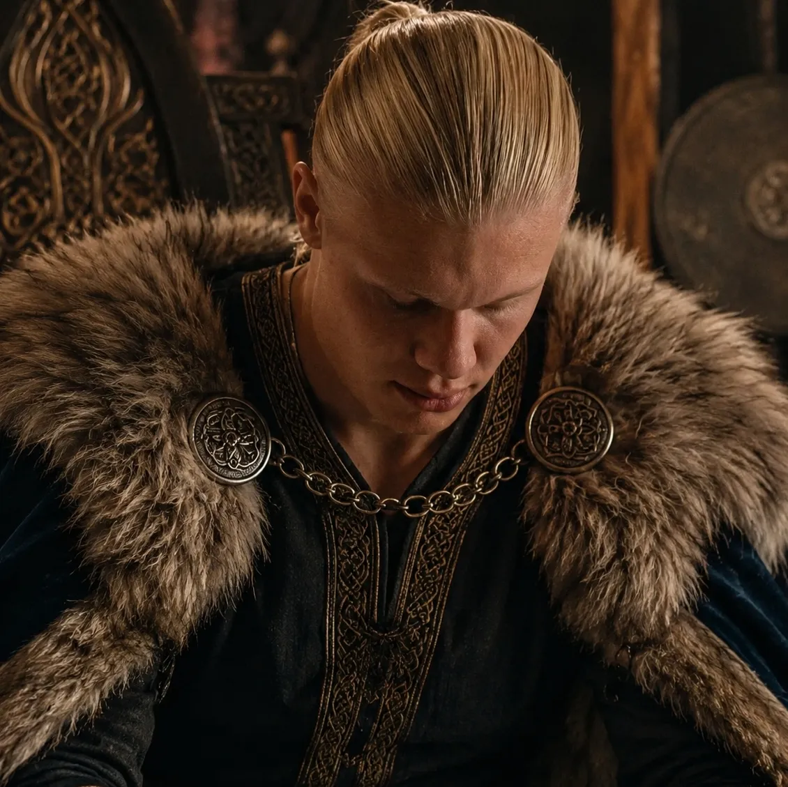 Haaland - Viking King: Playful AI chatbot mascot enhancing user engagement in random chats
