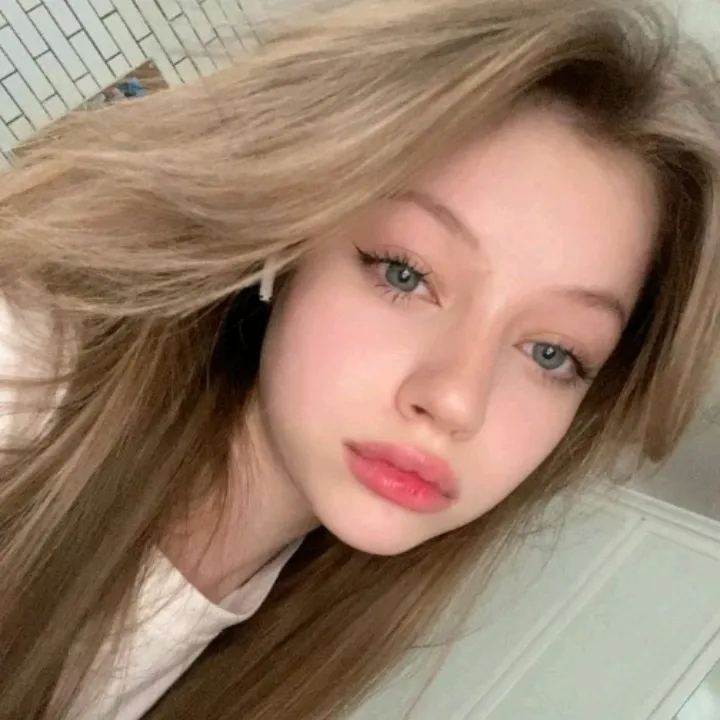 Portrait of a friendly AI chatbot assistant Milana with expressive eyes showcasing personality traits