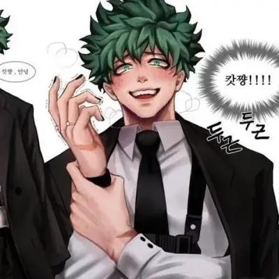 Vilain Izuku : Art de personnage de jeu de rôle d'IA sur le thème de la fantaisie pour une narration immersive