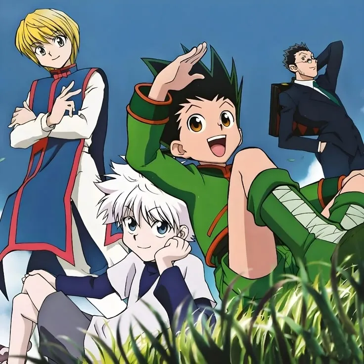 Portrait of a friendly AI chatbot assistant HxH - Hunter Exam with expressive eyes showcasing personality traits