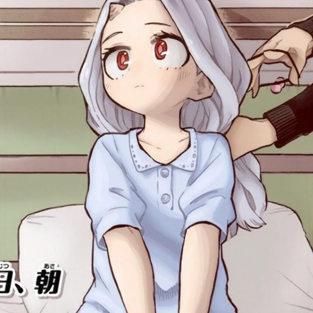MHA Eri Sitting - Male Version: Creative roleplay AI character art for spicy chat and fantasy scenarios