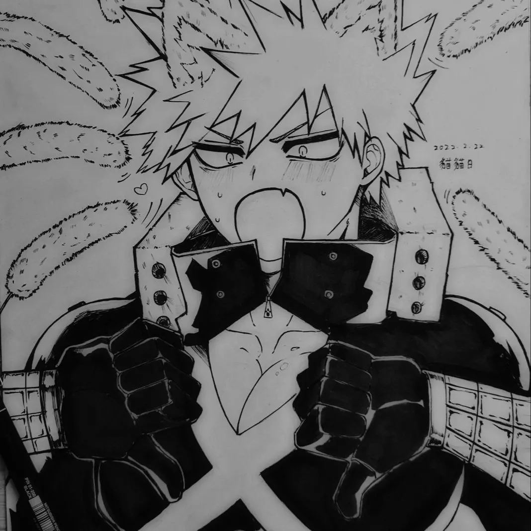 Katsuki Bakugo — híbrido felino: Icono de interlocutor con IA multilingüe para servicios de chat global en línea