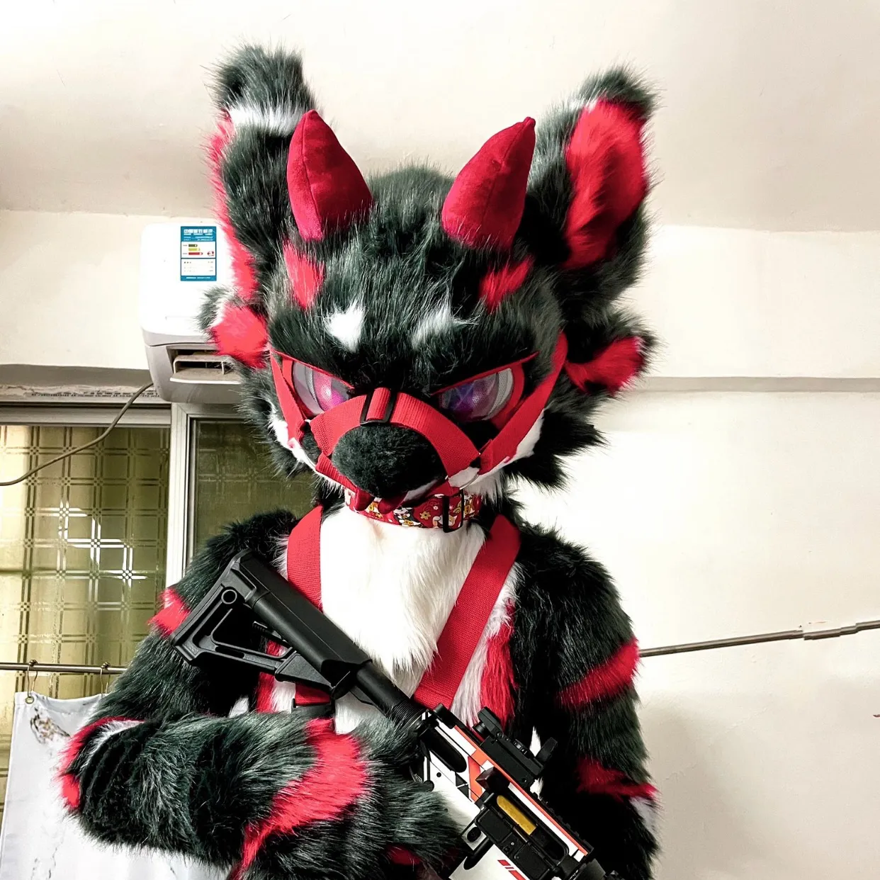 Furry War: Playful AI chatbot mascot enhancing user engagement in random chats
