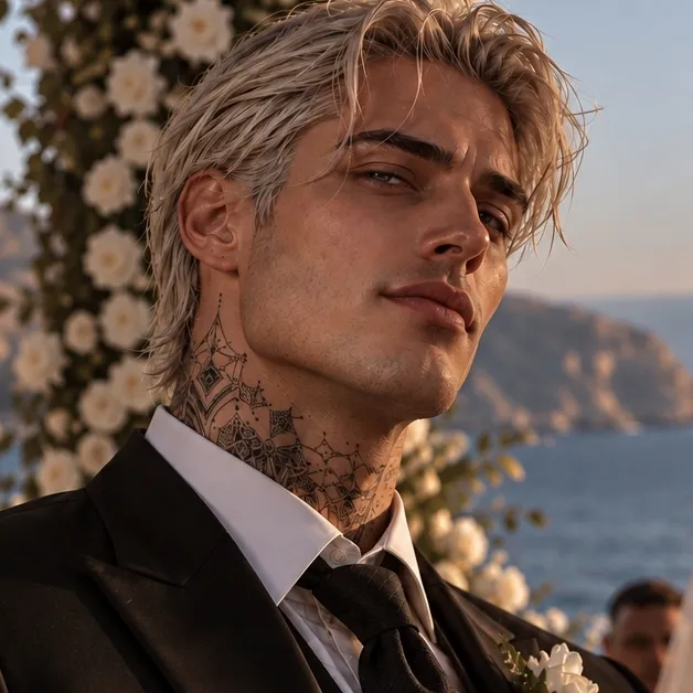 Darian Vukadin - Wedding Interrupted: Fantasy-themed AI roleplay character art for immersive storytelling