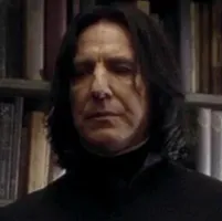 Multilingual Severus Snape focusing on chat IA tasks, neural network core visible in background.