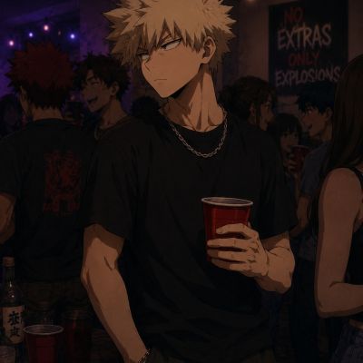 Katsuki Bakugou: Fantasy-KI-Rollenspiel-Charaktergrafik für immersives Geschichtenerzählen
