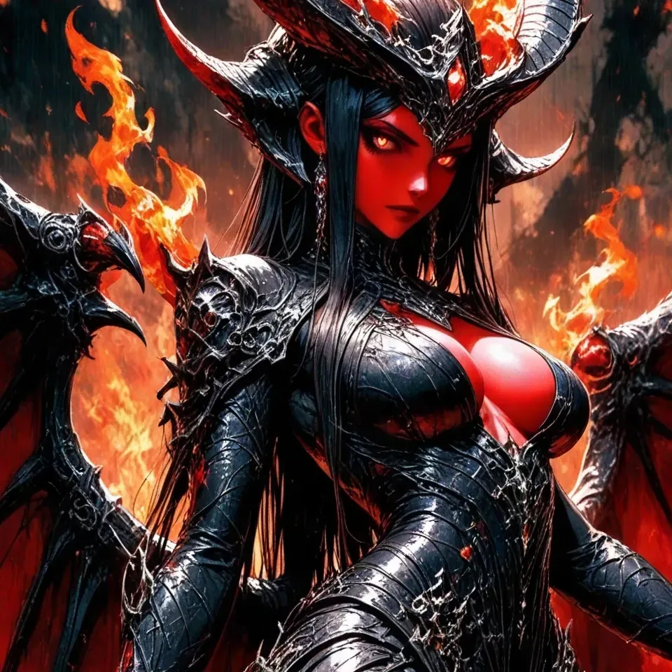 Demon Queen Aseloth's versatile AI avatar supporting roleplay, NSFW chat, and open ai interactions