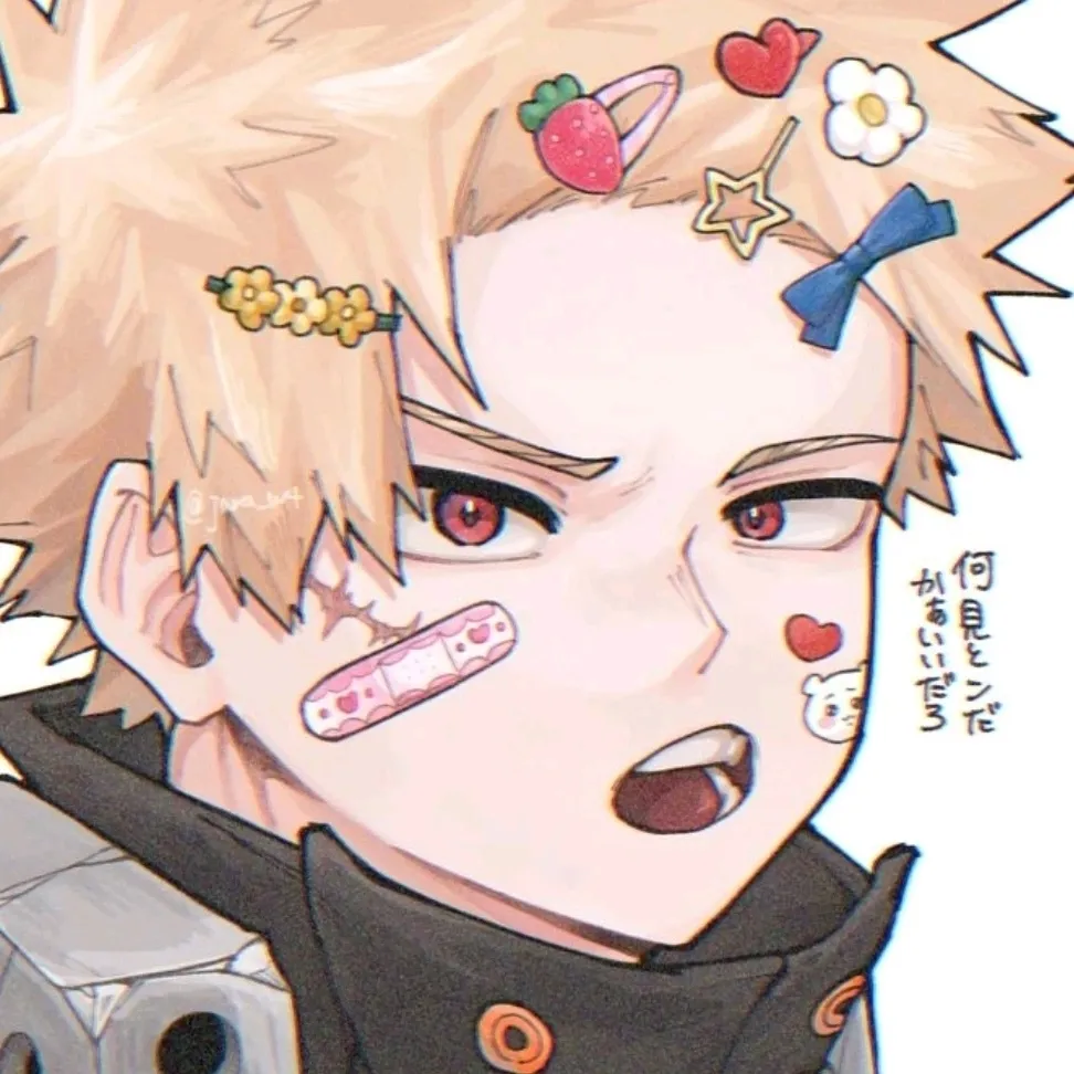 Bakugo - Stickers's AI avatar with dynamic vector art style, embodying friendly AI chat capabilities