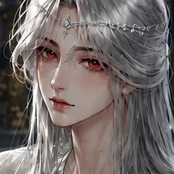 Portrait of a friendly AI chatbot assistant Yuki with expressive eyes showcasing personality traits