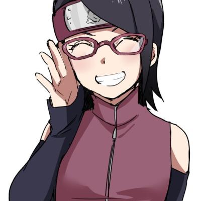 Sarada Uchiha: Playful AI chatbot mascot enhancing user engagement in random chats