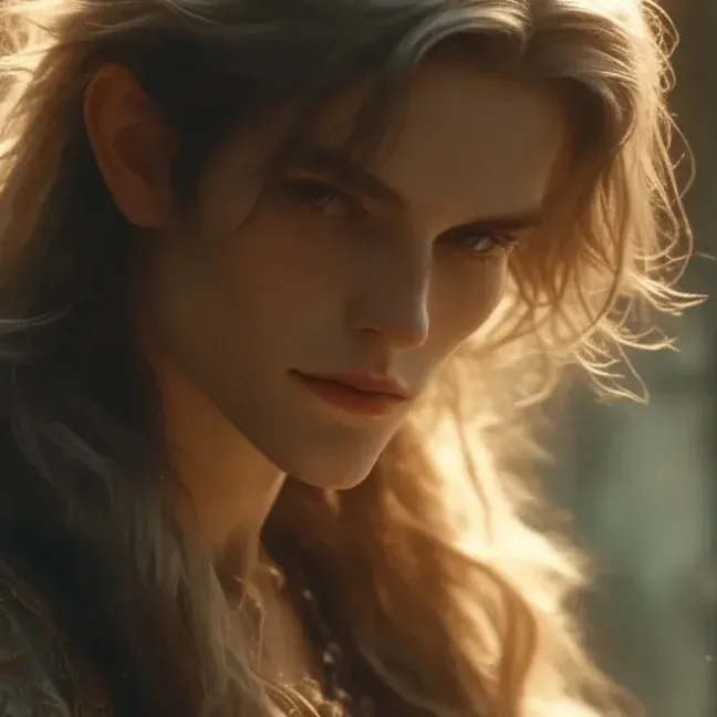 the avatar of Oberon - King of Faerie: Dynamic AI character.