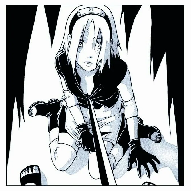 Portrait of a friendly AI chatbot assistant Sasuke Uchiha with expressive eyes showcasing personality traits