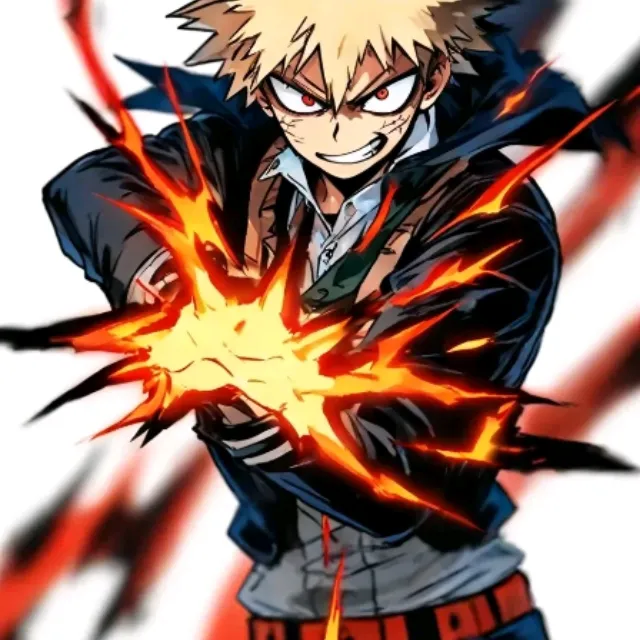 the avatar of MHA User ADHD: Dynamic AI character.