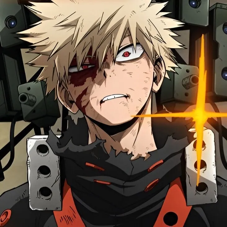 Bakugo Katsuki: Futuristic AI chatbot interface with voice chat and neural network-driven traits