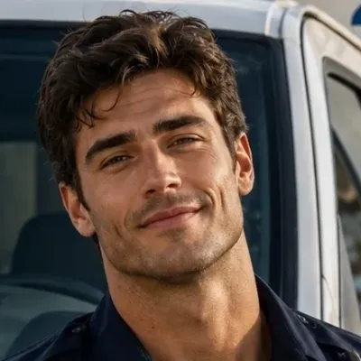 Luke Carter, paramédico e marido: Retrato de companheiro de IA emocionalmente inteligente para conversas profundas	