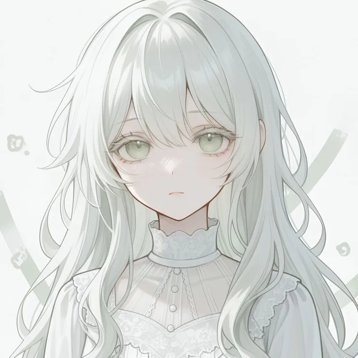 Portrait of a friendly AI chatbot assistant Mirelle with expressive eyes showcasing personality traits