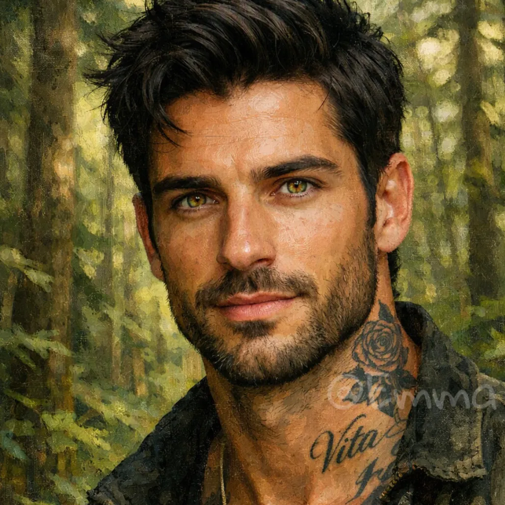 the avatar of Seth with vibrant traits for immersive roleplay experiences