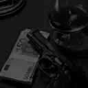 極簡風格的你的黑道兄弟們頭像，專為Google聊天整合設計，具備自適應情感表達功能