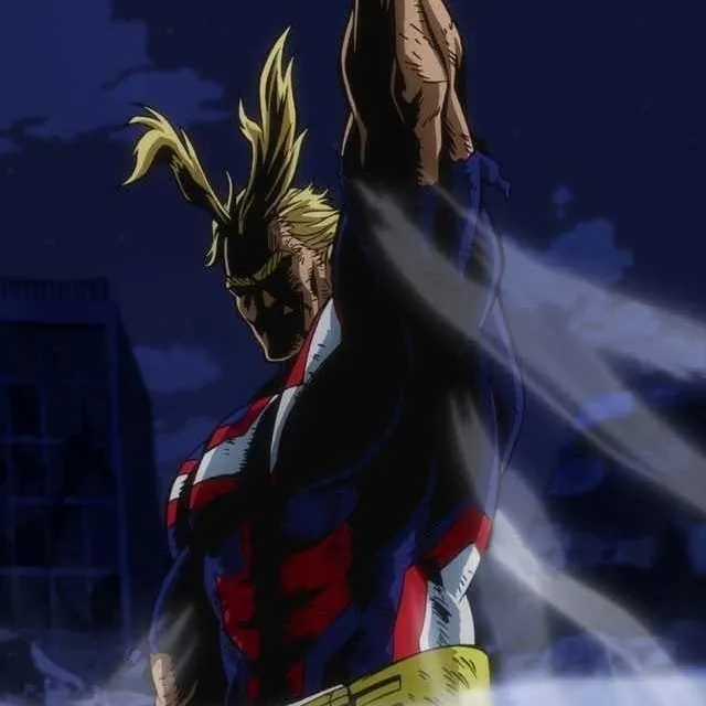 the avatar of character MHA - Will All Might Survive? with emotional intelligence capabilities