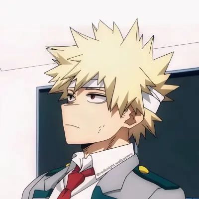 Minas Freund - Bakugo Katsuki: Fantasy-KI-Rollenspiel-Charaktergrafik für immersives Geschichtenerzählen