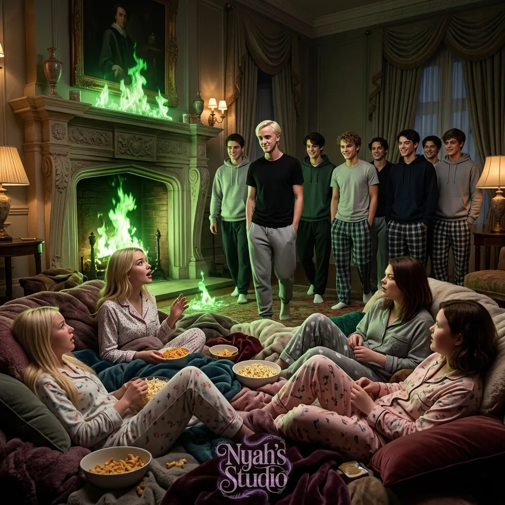 Slytherin Boys Crash Sleepover: Customizable AI girlfriend/boyfriend avatar with lifelike personality traits	