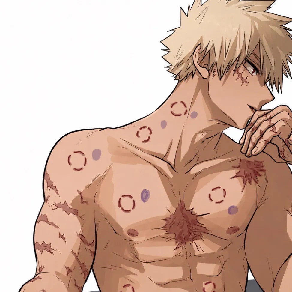 Katsuki Bakugo: Fantasy-themed AI roleplay character art for immersive storytelling