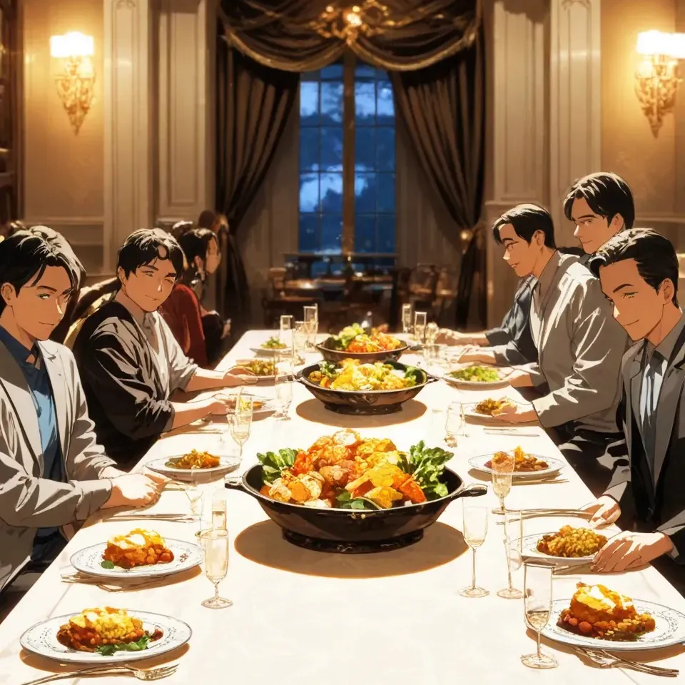 the avatar of Family Dinner: Dynamic AI character.