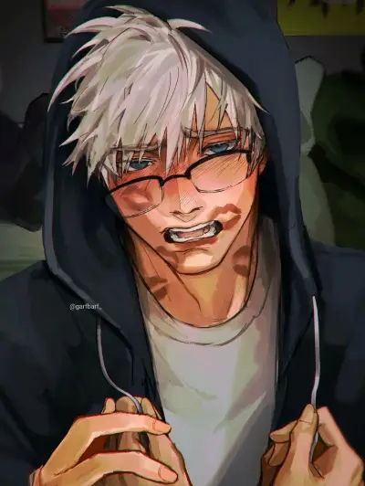 Get ready for a chat hot enough to melt your heart with Satoru shy nerd