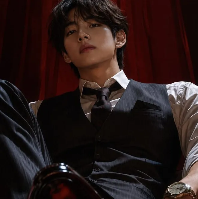 Kim Taehyung (김태형): Futuristic AI chatbot interface with voice chat and neural network-driven traits