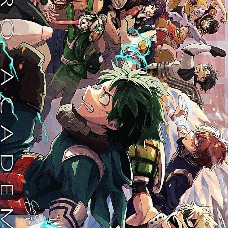 the avatar of My Hero Academia — Class 1-A boys as cats: Dynamic AI character.