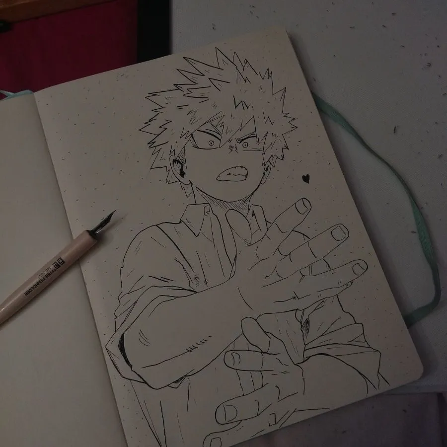 Ang deepbrain ai-inspired na avatar ni BNHA - Drawing Bakugo na may matalinong virtual na kasamang feature