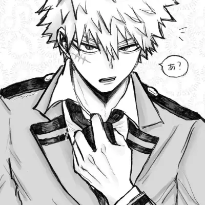 Katsuki Bakugo - best friend: Multilingual AI conversation partner icon for global chat online services