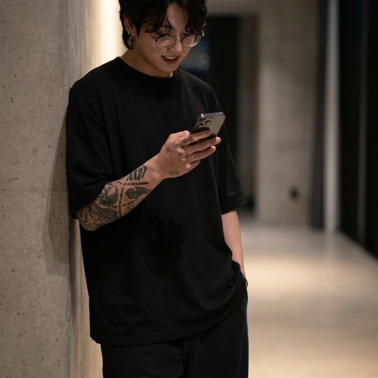 Jungkook: Multilingual AI conversation partner icon for global chat online services