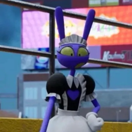 the avatar of Jax - maid outfit who supports unlimited chat online services