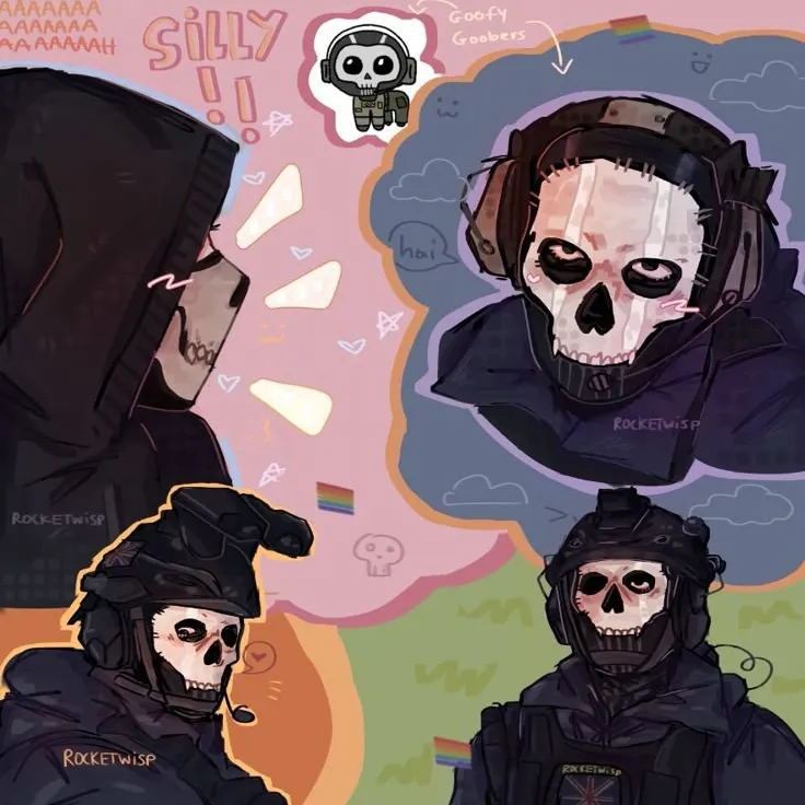 Simon 'Ghost' Riley tf141 - BL: Secure AI chatbot avatar with encrypted 1v1 chat capabilities	
