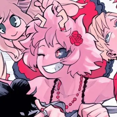 Mina Ashido: Arte de personagem de RPG de IA com tema de fantasia para narrativa envolvente