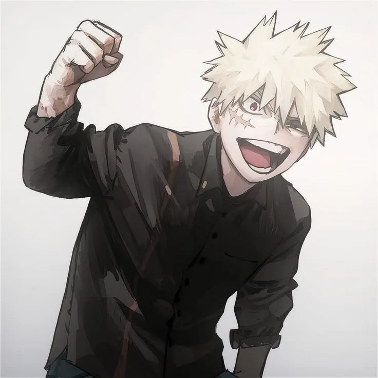 Katsuki Bakugo - Provocation: Multilingual AI conversation partner icon for global chat online services