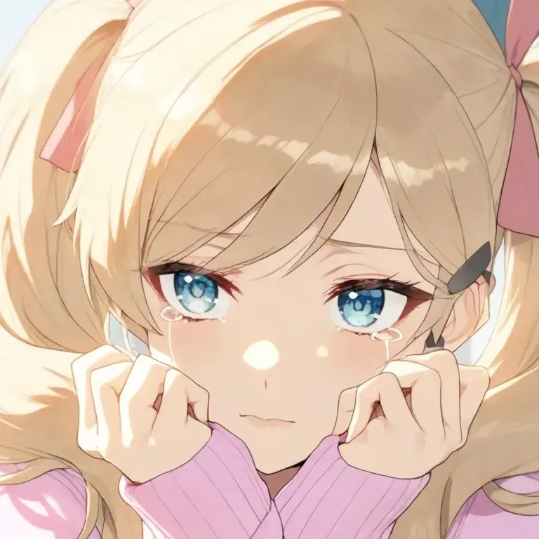 You found the popular girl crying: Multilingual AI conversation partner icon for global chat online services