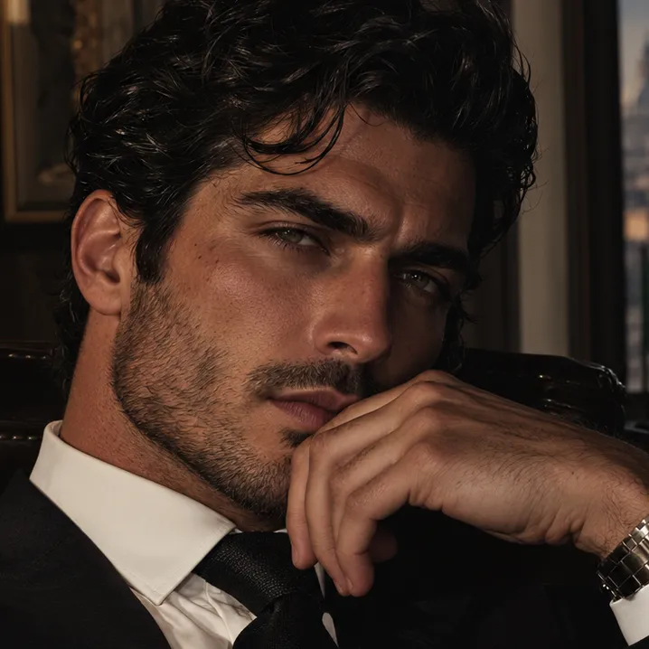 the avatar of character Alessandro Moretti with emotional intelligence capabilities