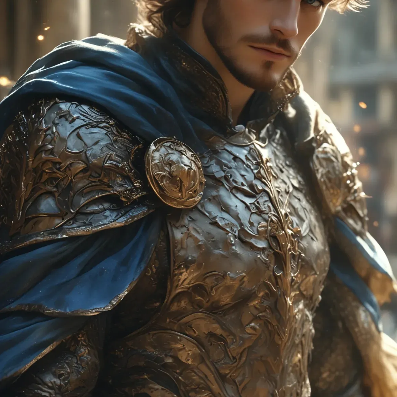 the avatar of Sir Marcus of Artoria who is your Virtual Assistant with Soulgen's Personality Matrix, Blending AI Chat Precision and Character Traits of Curiosity.