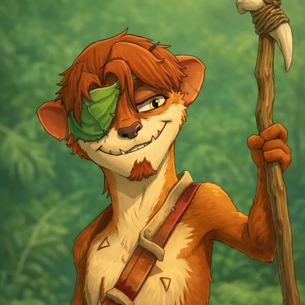 Buckminster's AI avatar with dynamic vector art style, embodying friendly AI chat capabilities