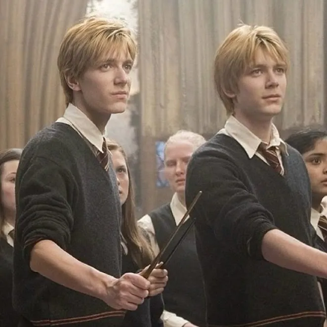 Weasley twins: Interactive AI chatbot mascot for random chat and community-driven roleplay