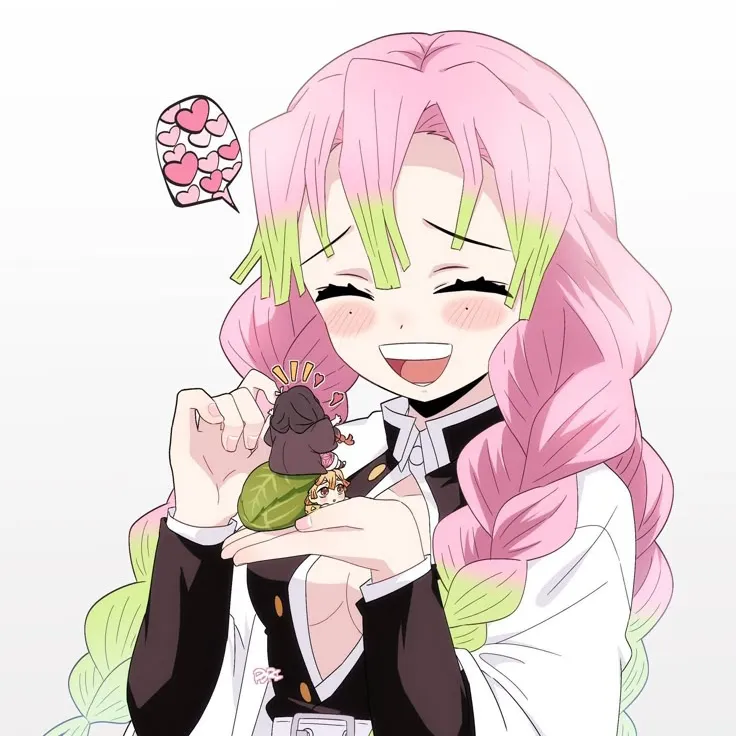Mitsuri's versatile AI avatar supporting roleplay, NSFW chat, and open ai interactions