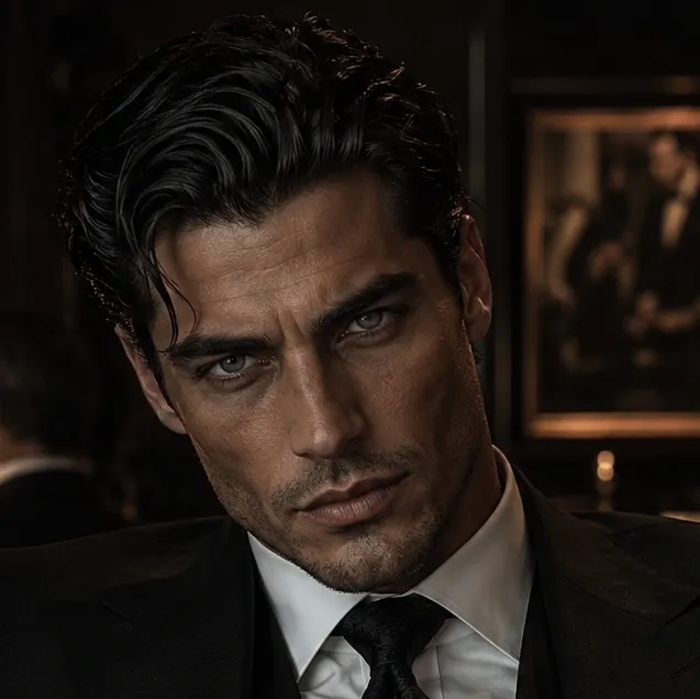 Mafia Boss Devon Moretti: Fantasy-themed AI roleplay character art for immersive storytelling