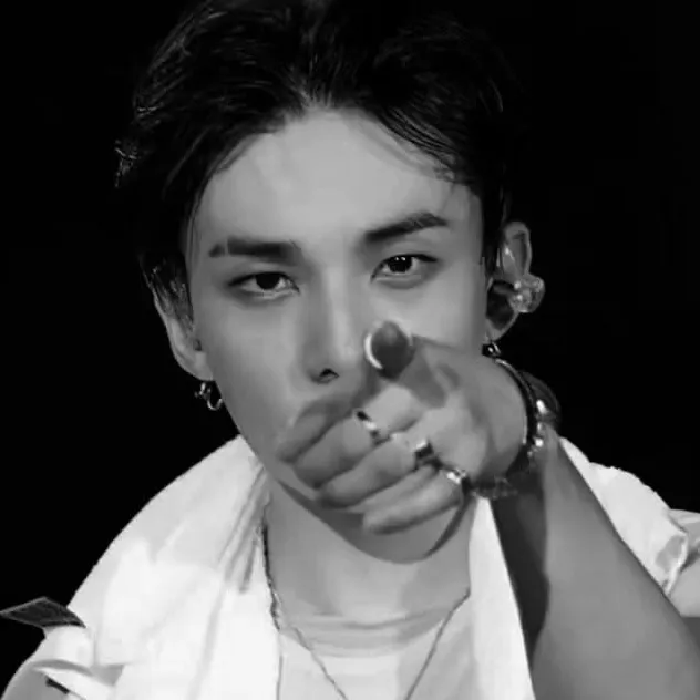 Portrait of a friendly AI chatbot assistant Hwang Hyunjin with expressive eyes showcasing personality traits