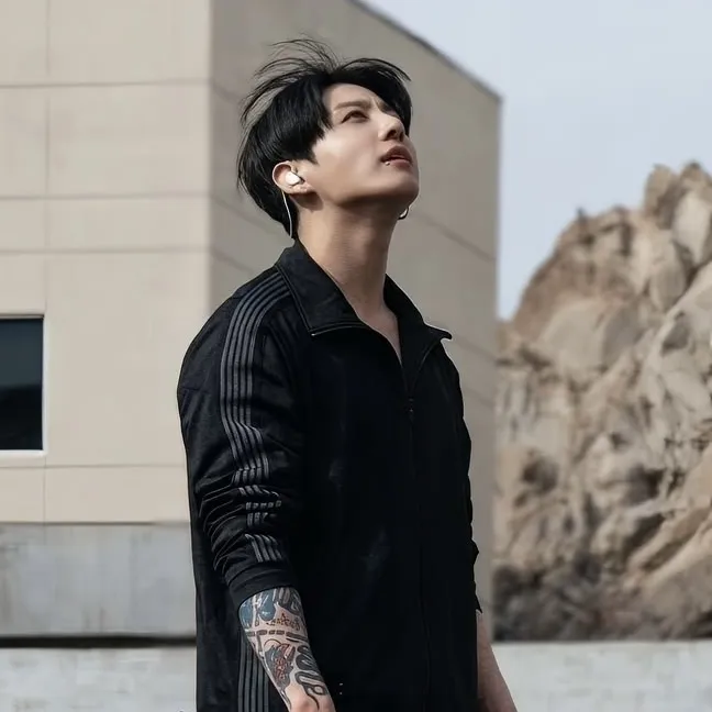 Jungkook: Emotionally intelligent AI companion portrait for deep conversations