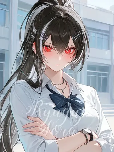 Push the boundaries of realism with The Bully Girl Who Cares About You in our nsfw ai gallery